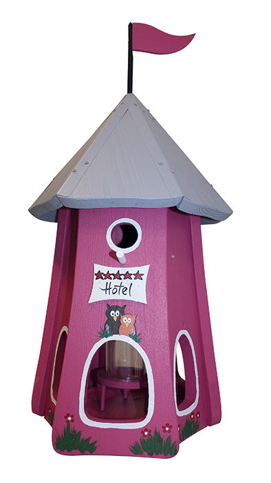 Turmhotel klein 5 Sterne Eulen mit Silo