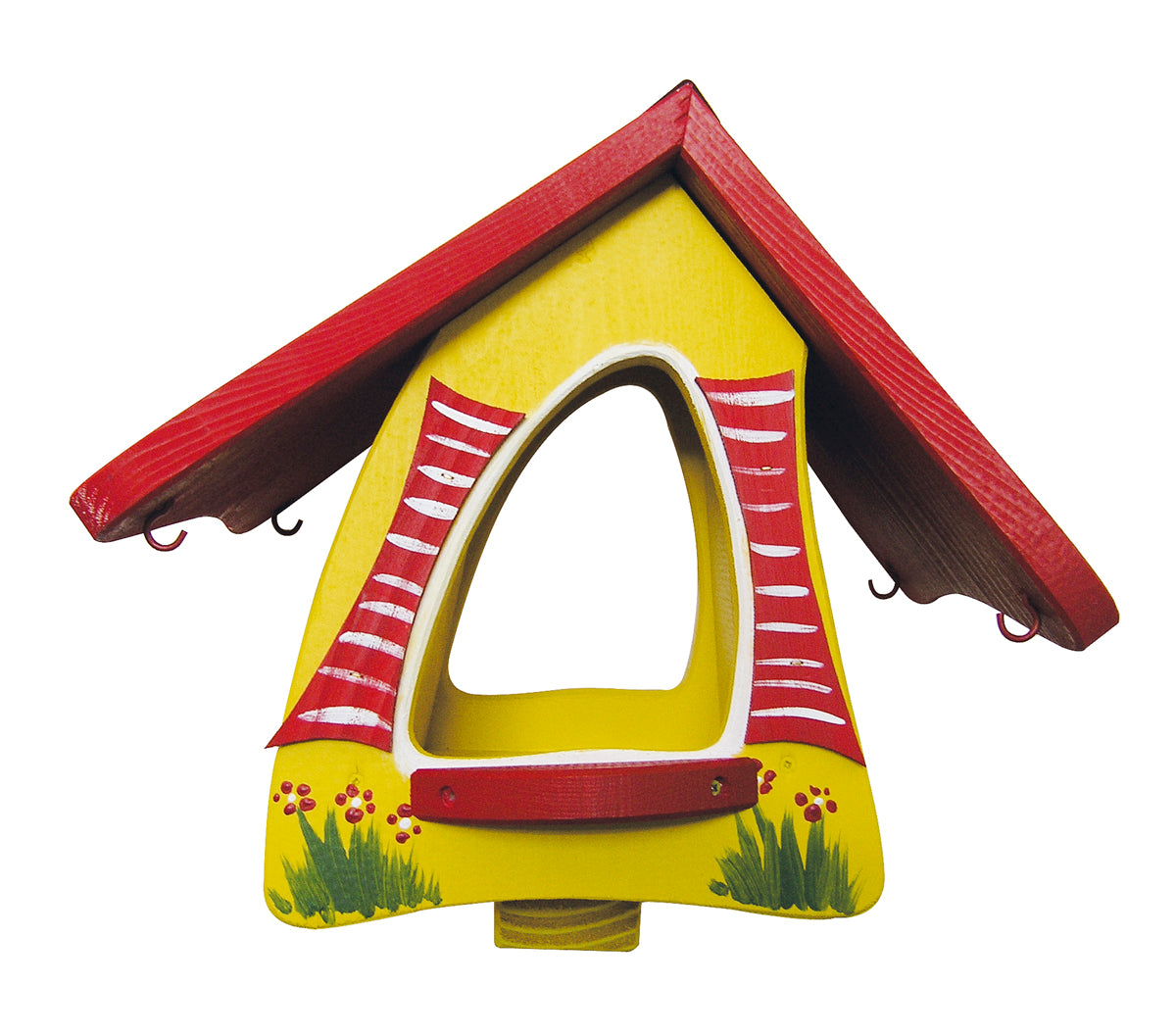 Vogelfutterhaus Futterhobbit stehend gelb