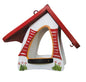 Vogelfutterhaus Futterhobbit hängend weiß
