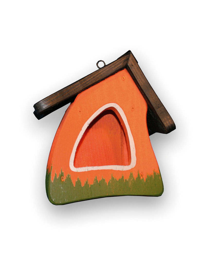 Vogelfutterhaus Futtermini hängend klassik orange