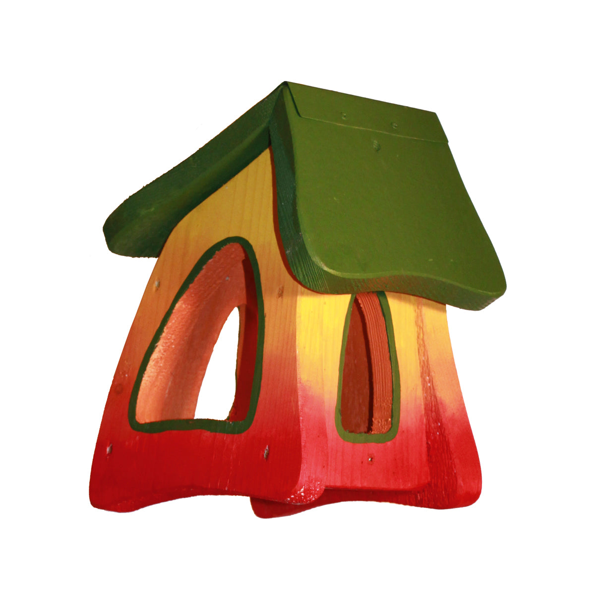 Vogelfutterhaus Futtermini hängend regenbogen grün