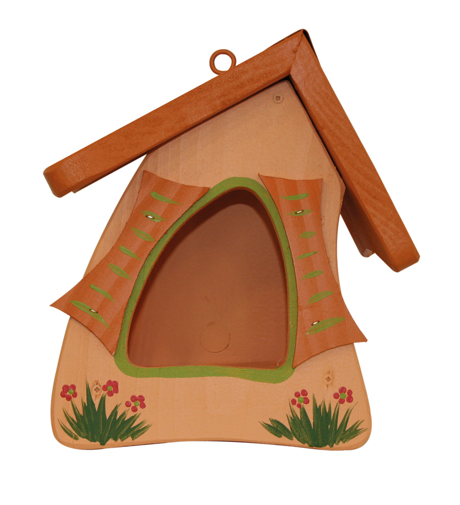 Vogelfutterhaus Futtermini hängend Gartenlust orange