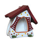 Vogelfutterhaus Futtermini Tupfen hängend weiß