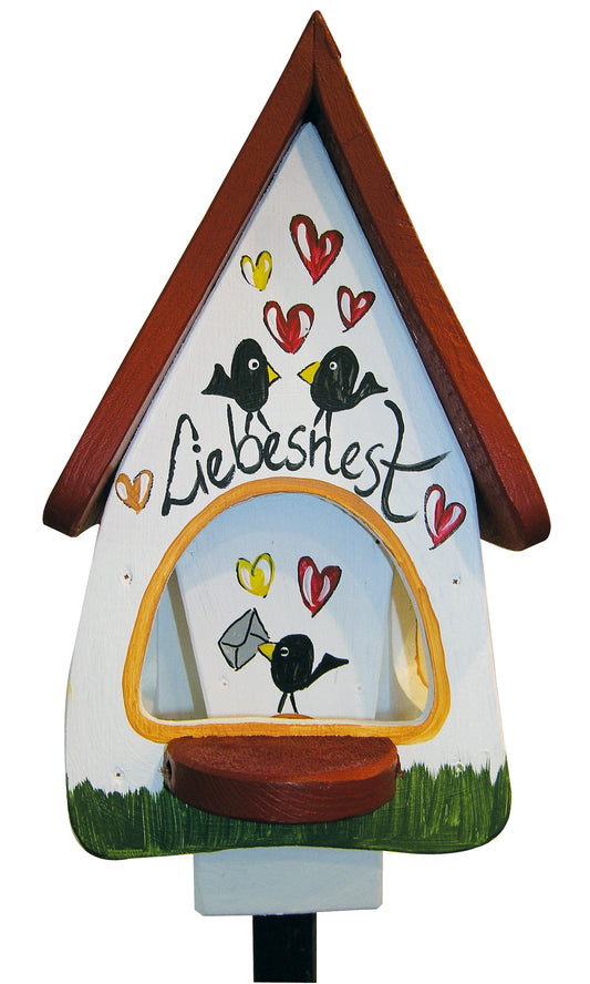 Futtervilla small love nest letter white 