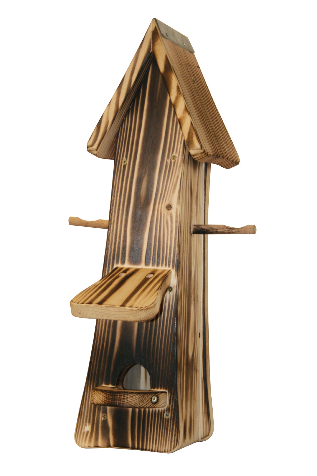 Rustic feeding tower 