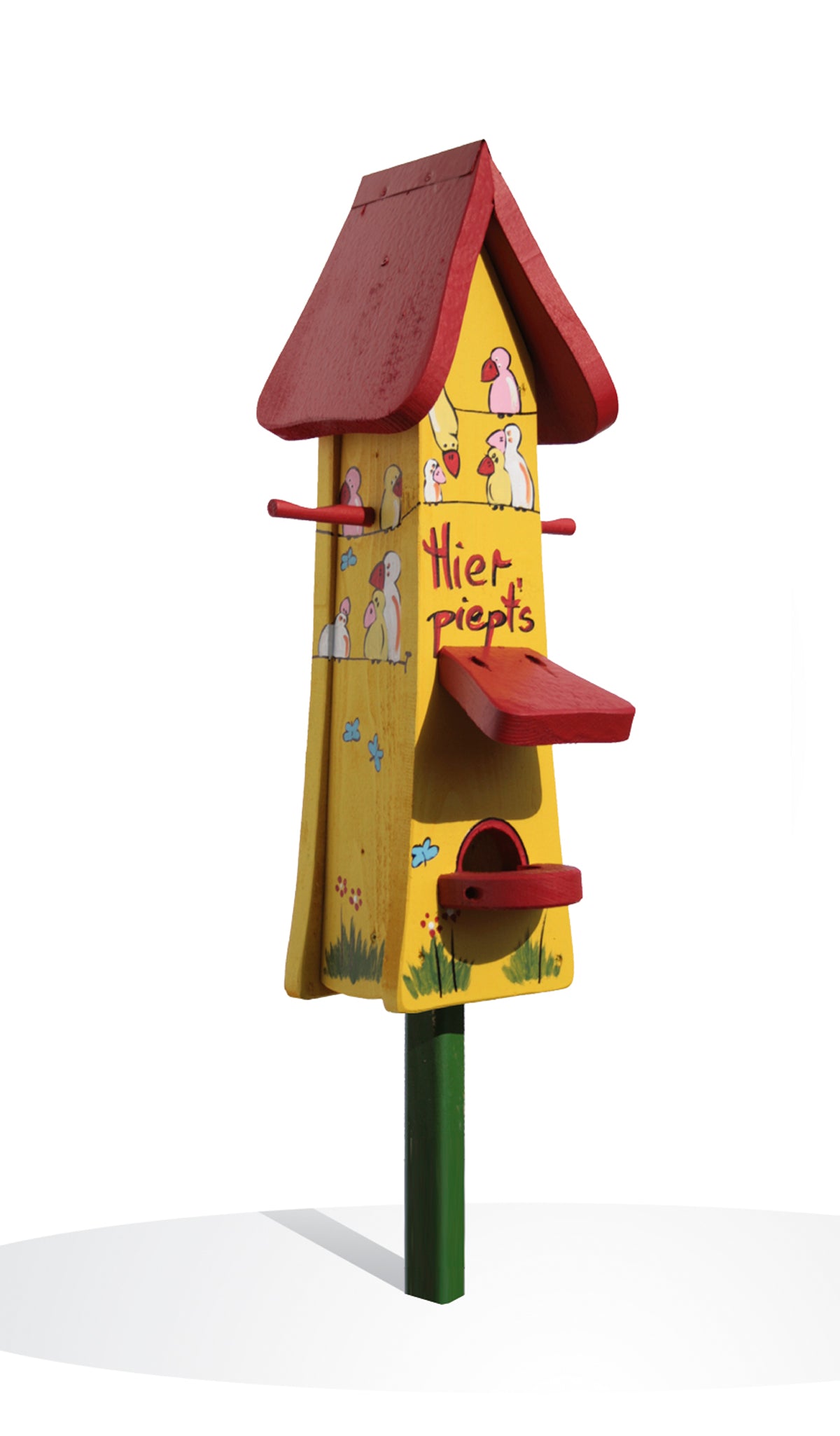 Feeding tower Here it beeps yellow 