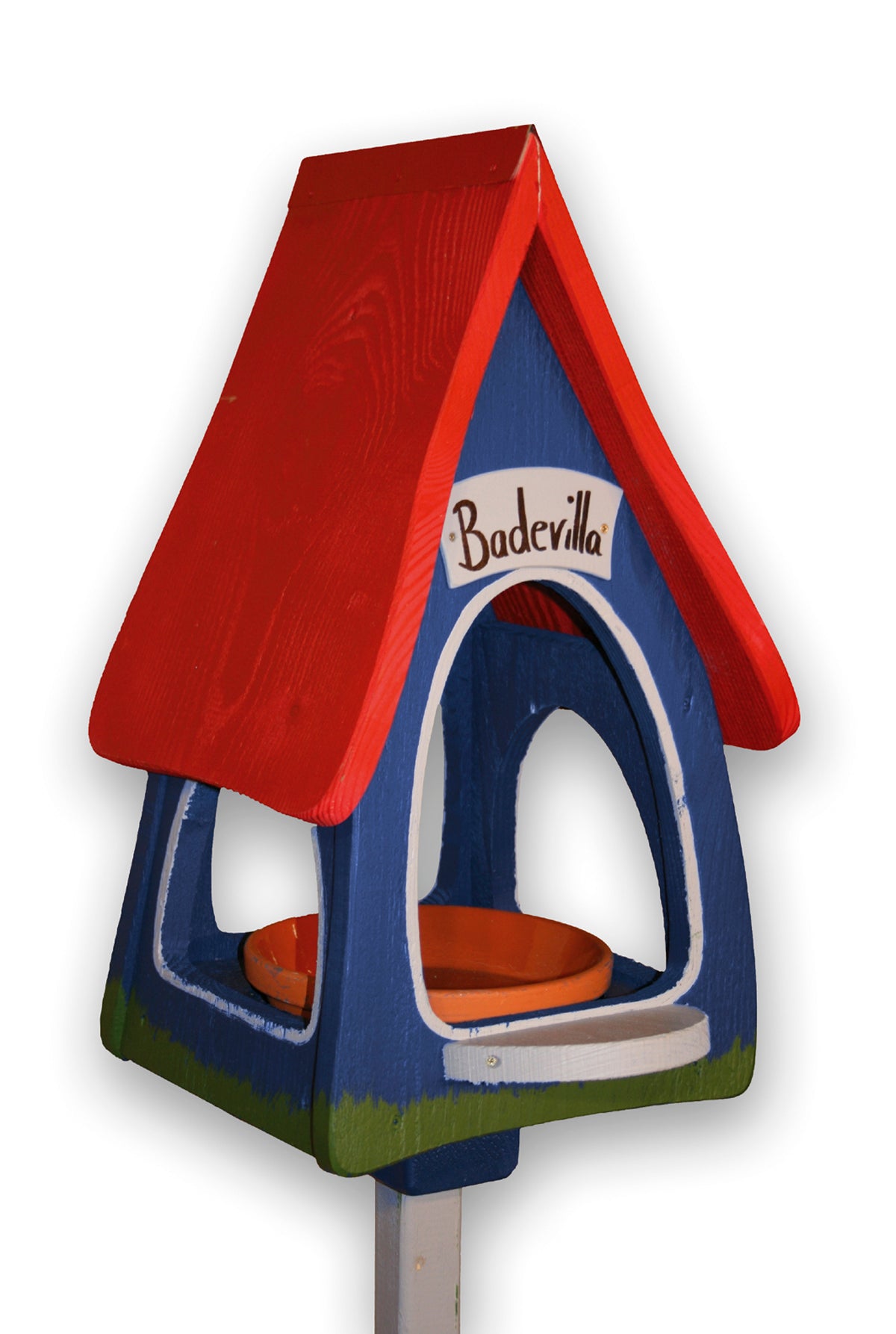 Vogeltränke blau