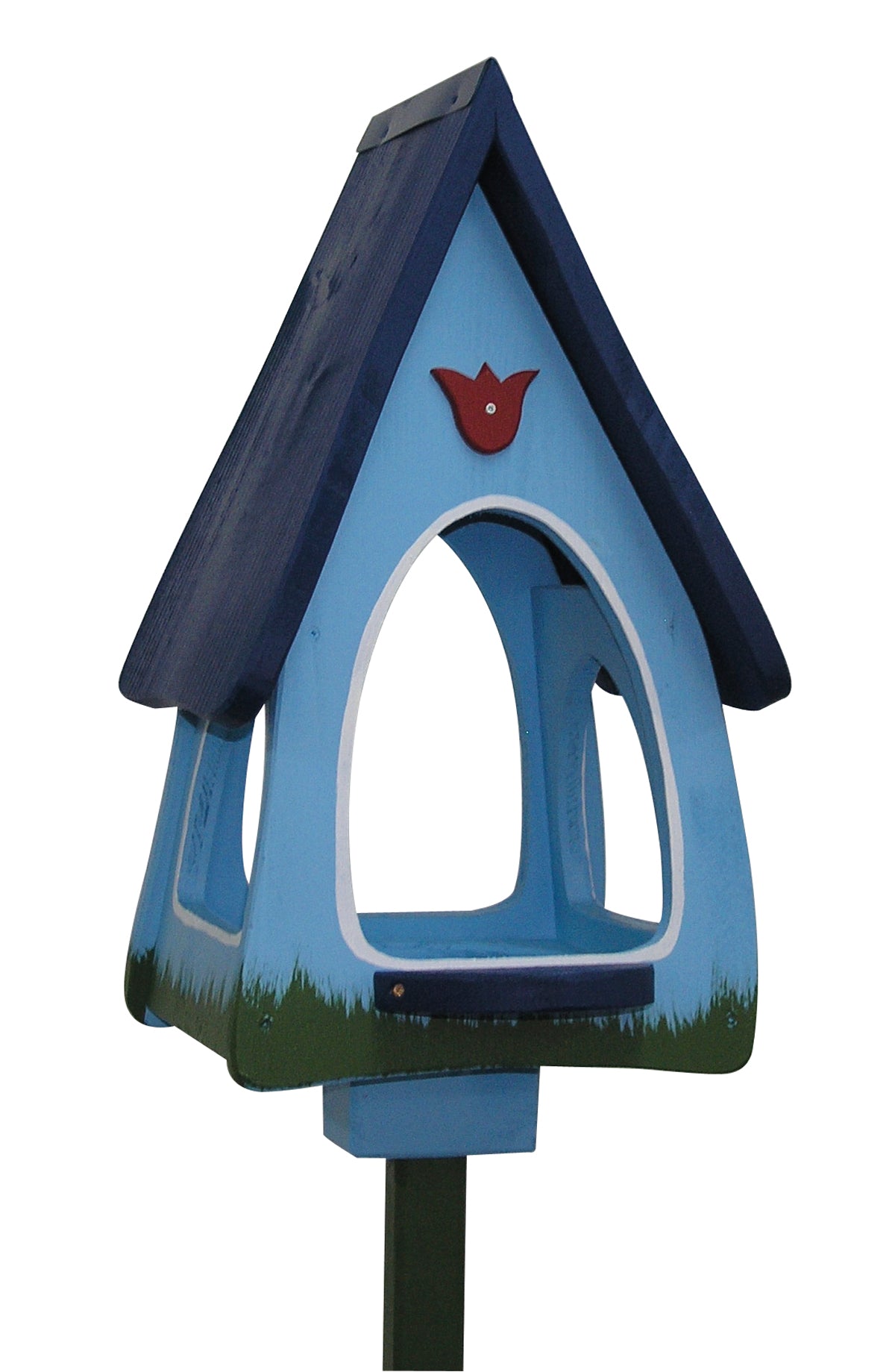 Vogeltränke stehend blau