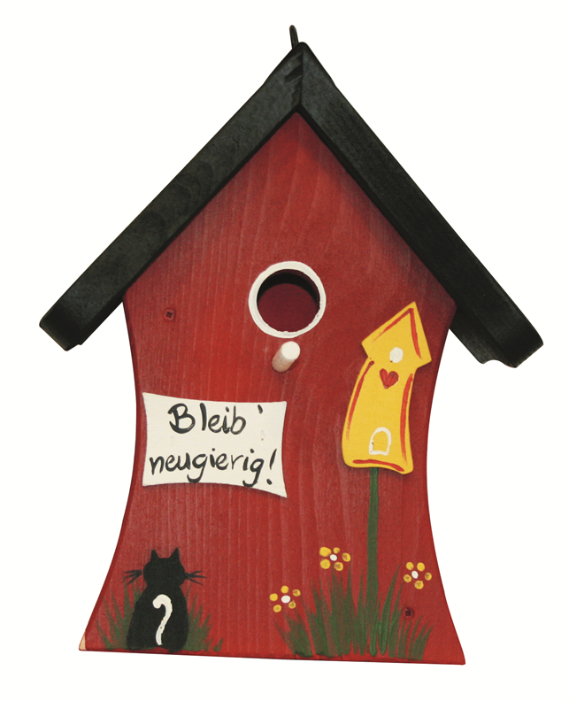 Nesting box Stay curious hanging 