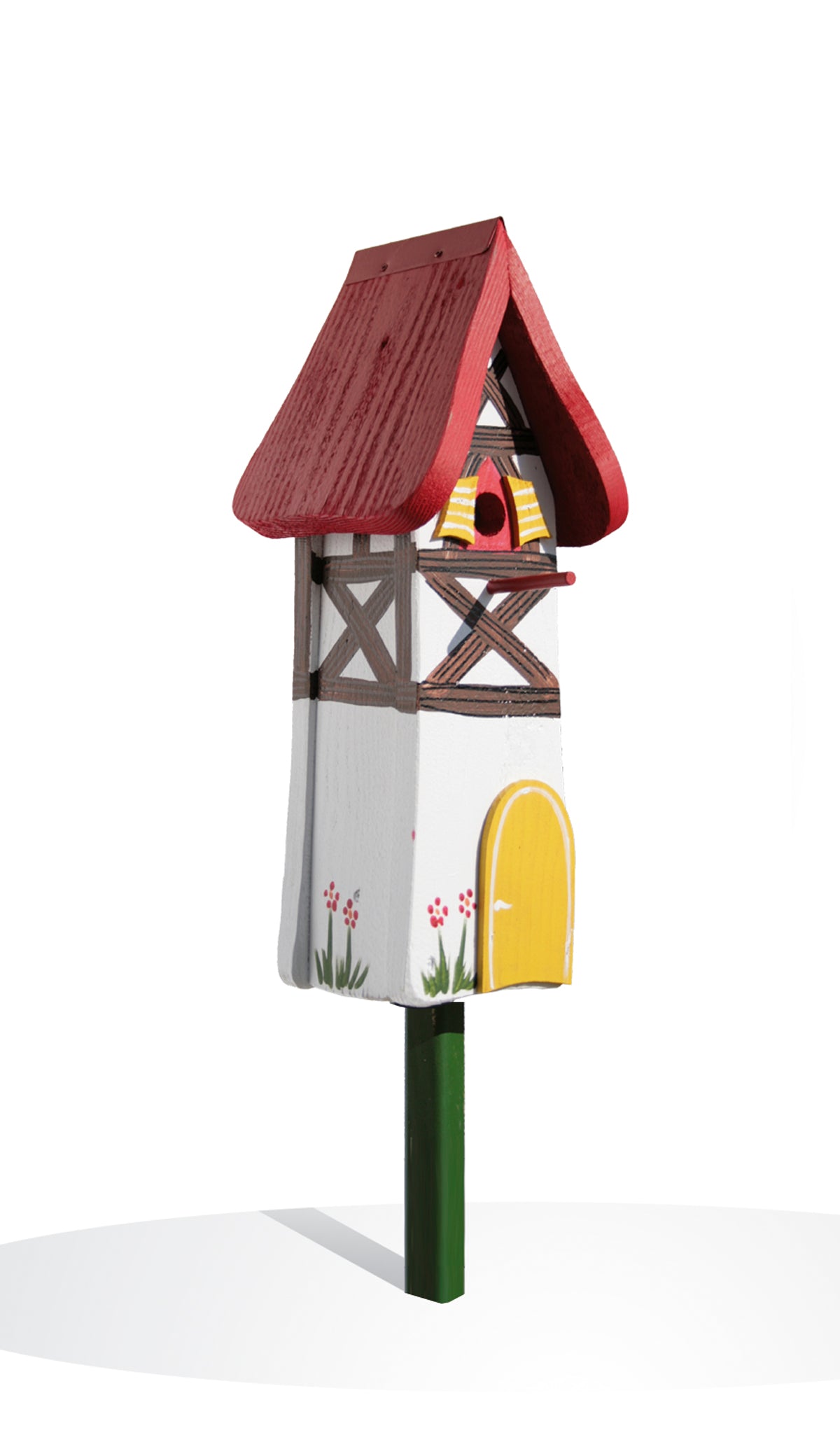 Nesting tower half-timbering 